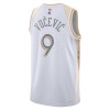 Camiseta Hombre Chicago Bulls Nikola Vucevic 2024-25 Nike City Edition Blanco Swingman